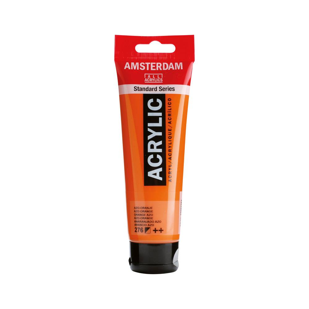 Amsterdam Standard Series Acrylic Paint Tube 120 ml Azo-Orange 276