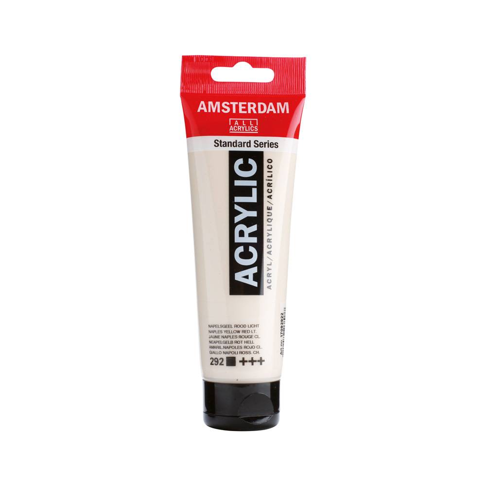 Amsterdam Standard Series Acrylic Paint Tube 120 ml Naples Yellow Red Light 292