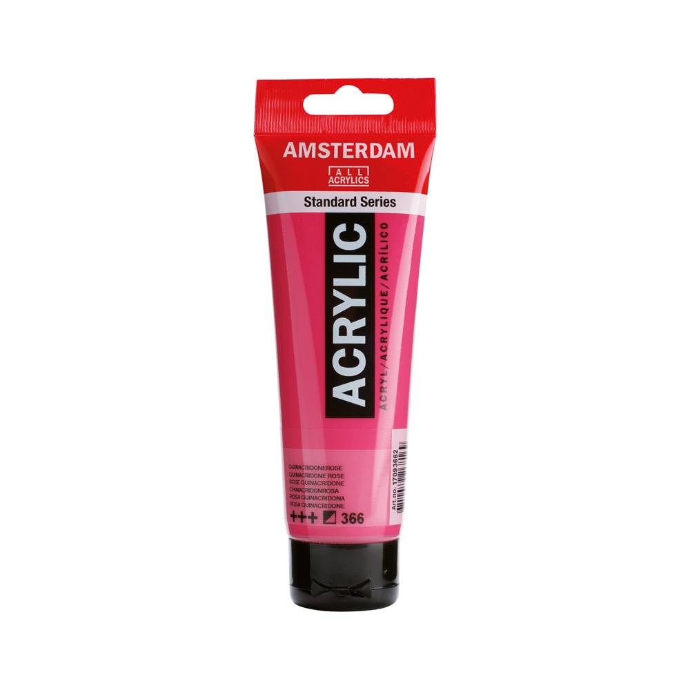 Amsterdam Standard Series Acrylic Paint Tube 120 ml Quinacridone Rose 366