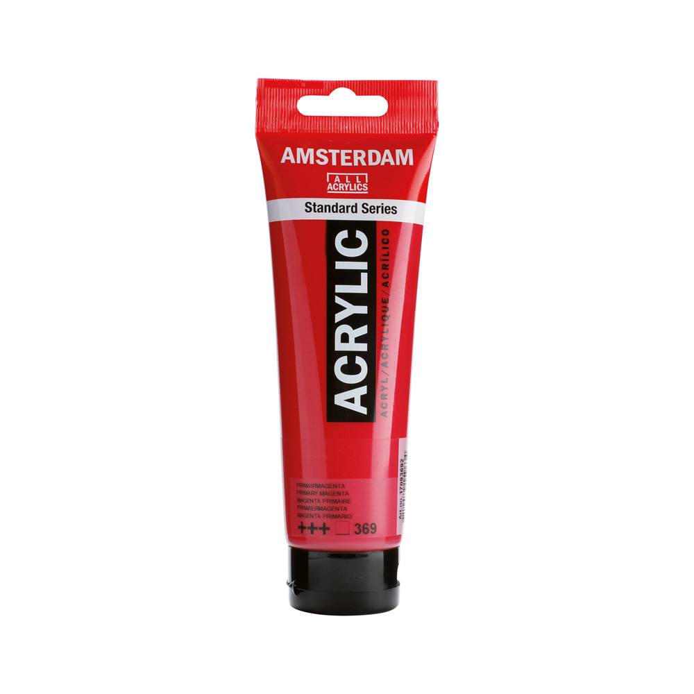Amsterdam Standard Series Acrylic Paint Tube 120 ml Primary Magenta 369