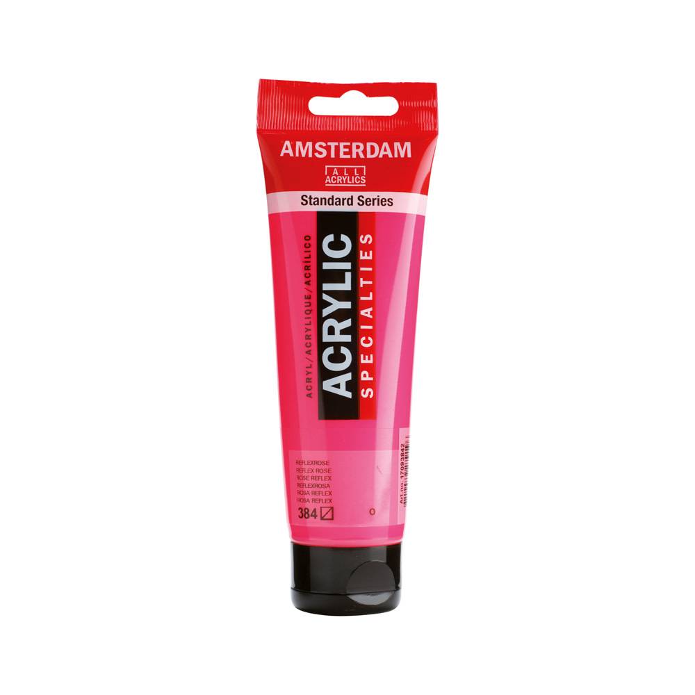 Amsterdam Standard Series Acrylic Paint Tube 120 ml Reflex Pink 384