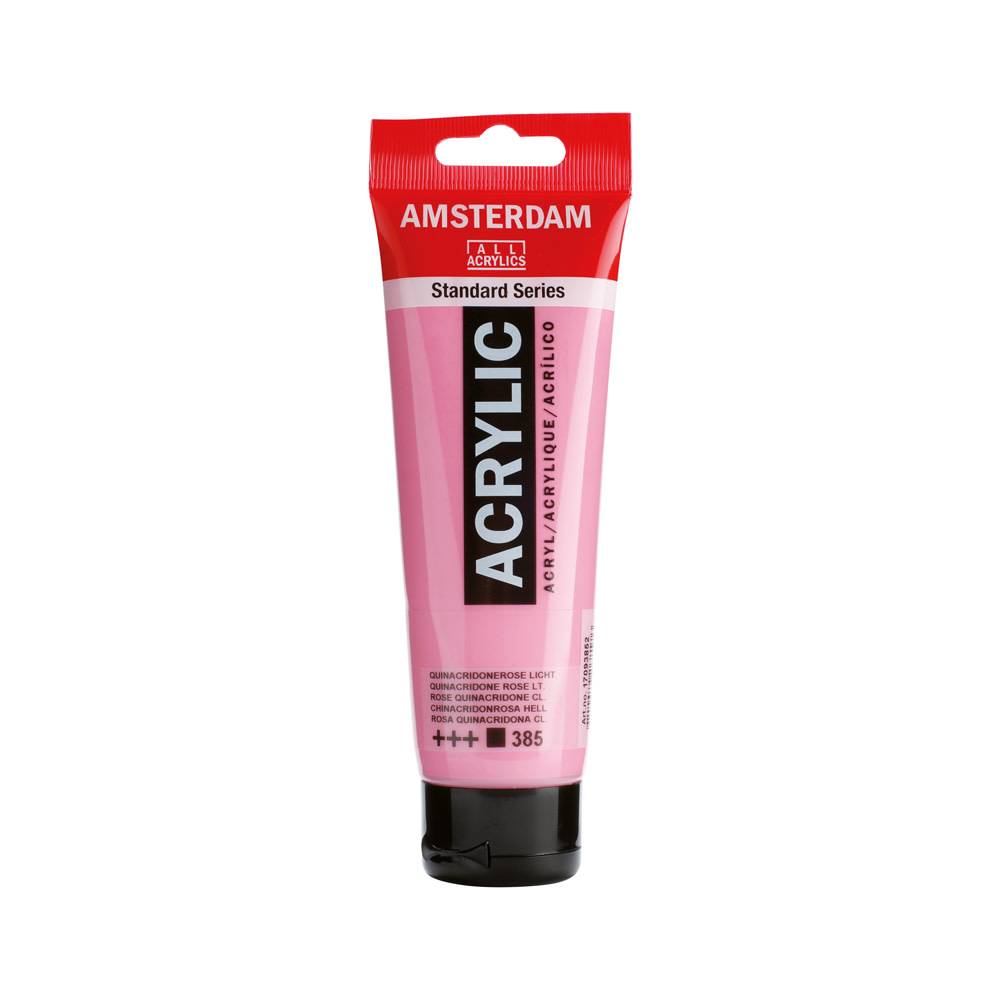 Amsterdam Standard Series Acrylverf Tube 120 ml Quinacridoneroze Licht 385
