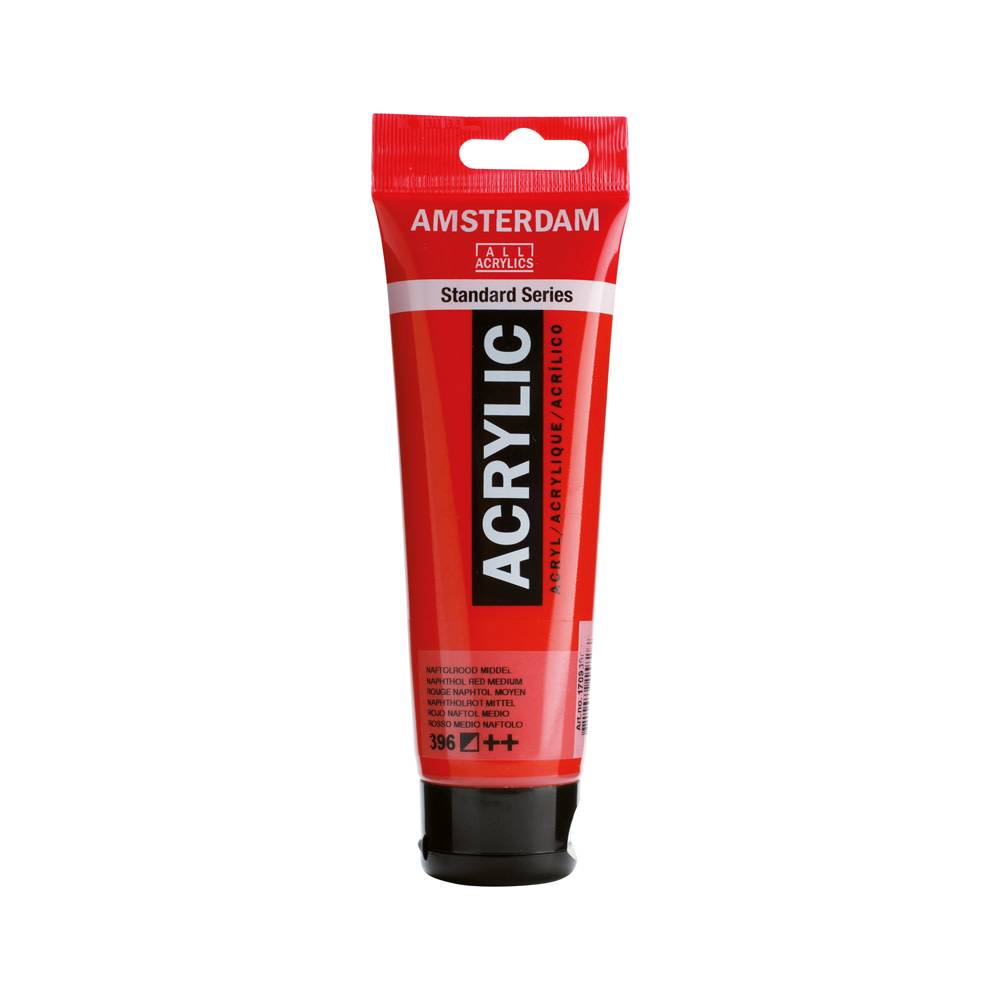 Amsterdam Standard Series Acrylic Paint Tube 120 ml Naphthol Red Medium 396