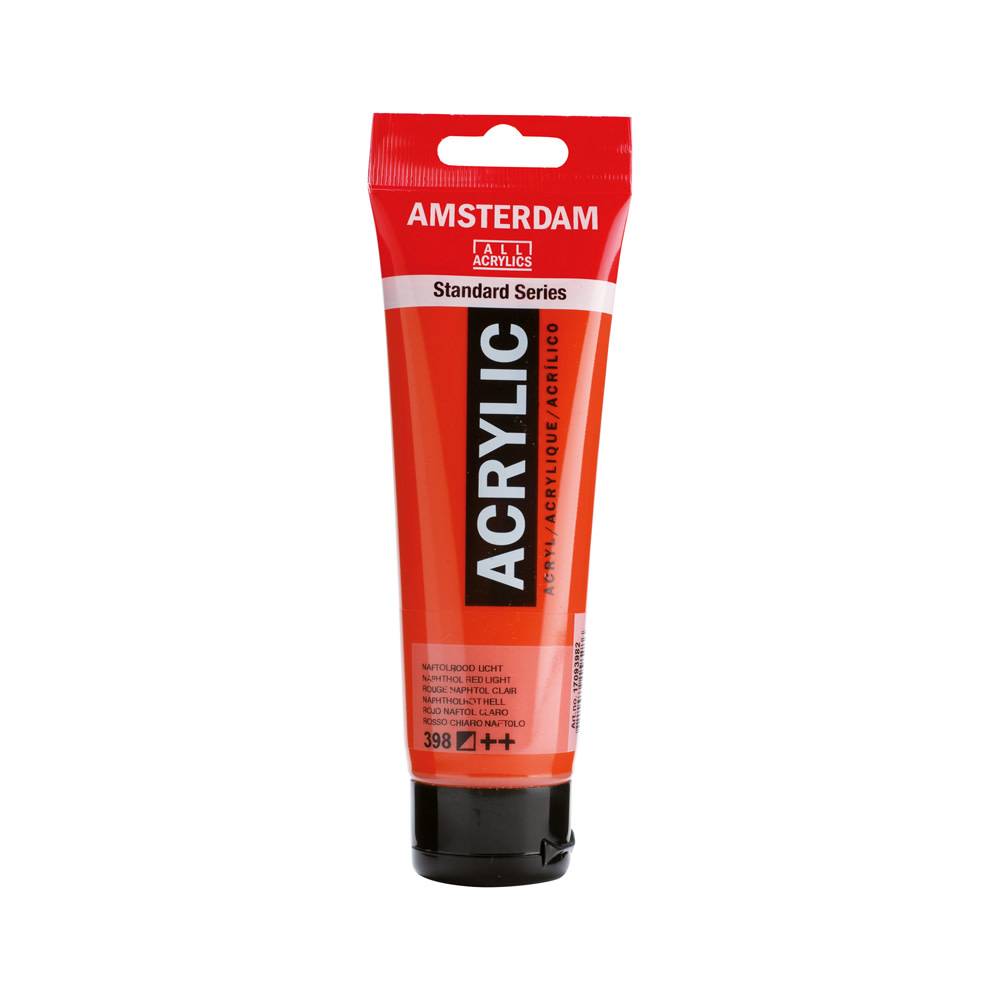 Amsterdam Standard Series Acrylverf Tube 120 ml Naftolrood Licht 398