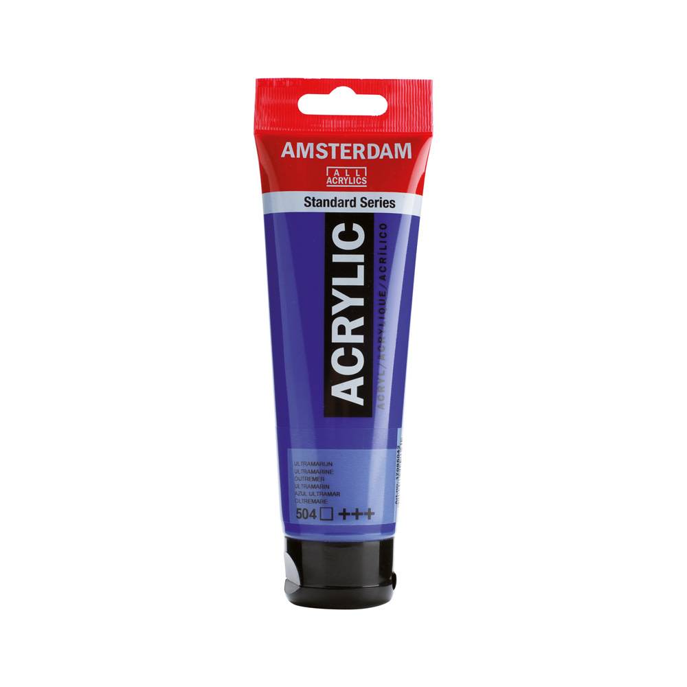 Amsterdam Standard Series Acrylverf Tube 120 ml Ultramarijn 504