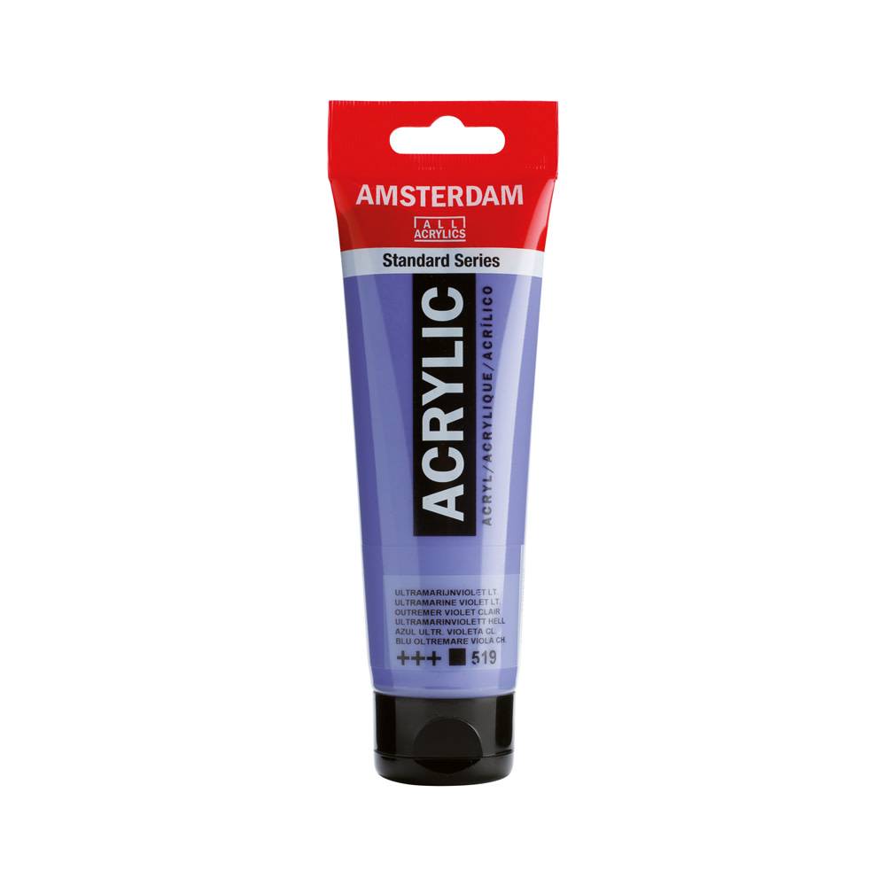 Amsterdam Standard Series Acrylic Paint Tube 120 ml Ultramarine Violet Light 519