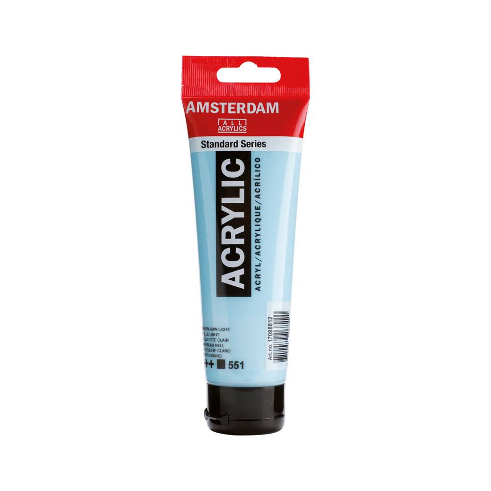 Amsterdam Standard Series Acrylic Paint Tube 120 ml Sky Blue Light 551
