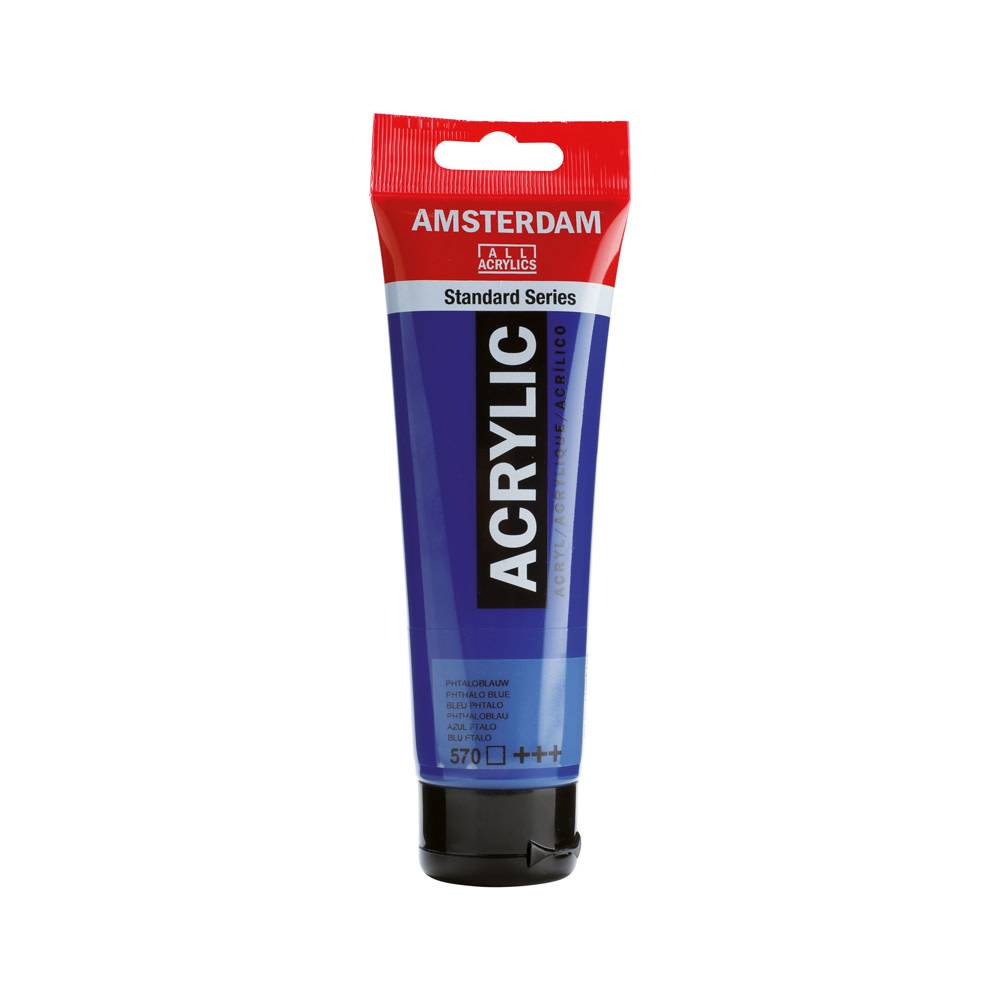 Amsterdam Standard Series Acrylverf Tube 120 ml Phtaloblauw 570