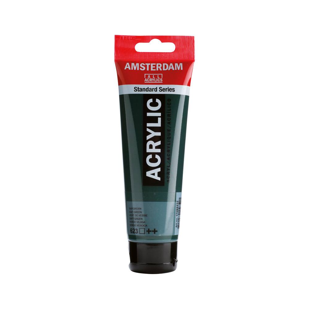 Amsterdam Standard Series Acrylic Paint Tube 120 ml Sap Green 623