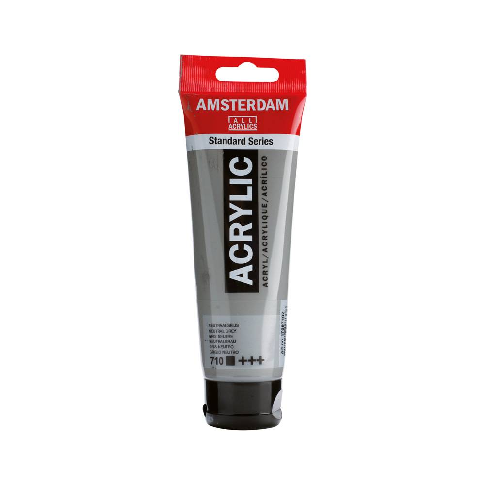 Amsterdam Standard Series Acrylic Paint Tube 120 ml Neutral Gray 710