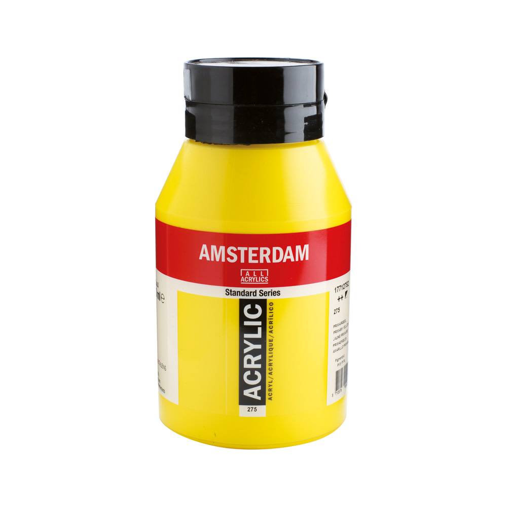 Amsterdam Standard Series Acrylic Paint Pot 1000 ml Primary Yellow 275