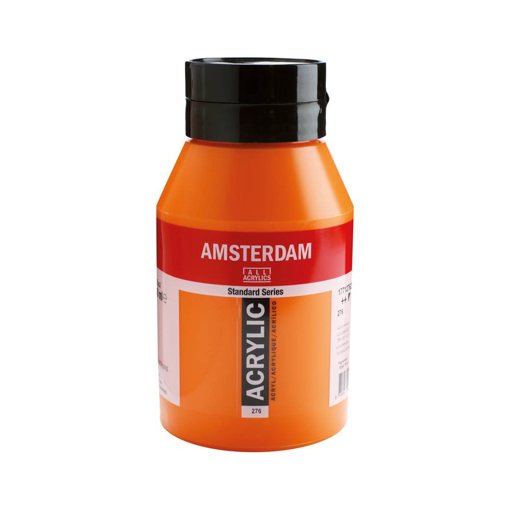 Amsterdam Standard Series Acrylverf Pot 1000 ml Azo-Oranje 276