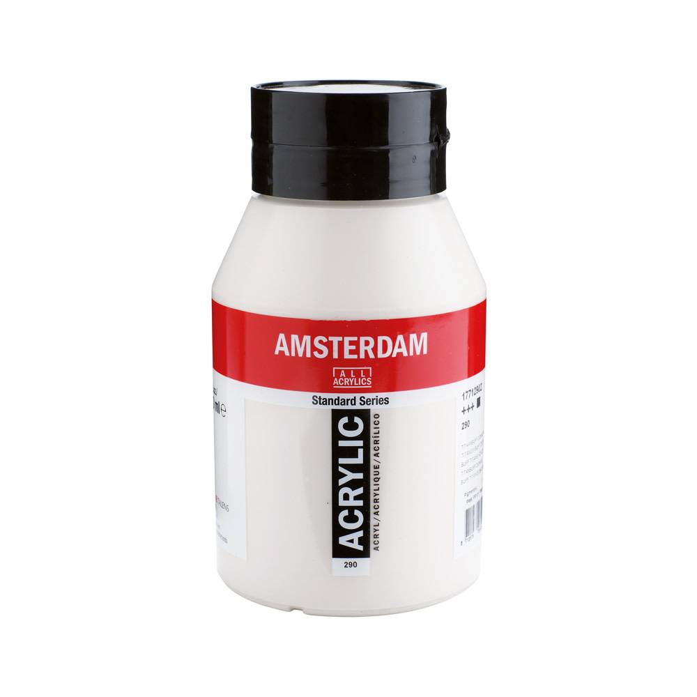 Amsterdam Standard Series Acrylic Paint Pot 1000 ml Titanium Buff Dark 290