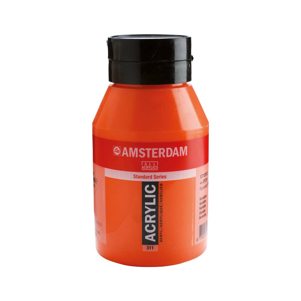 Amsterdam Standard Series Acrylverf Pot 1000 ml Vermiljoen 311