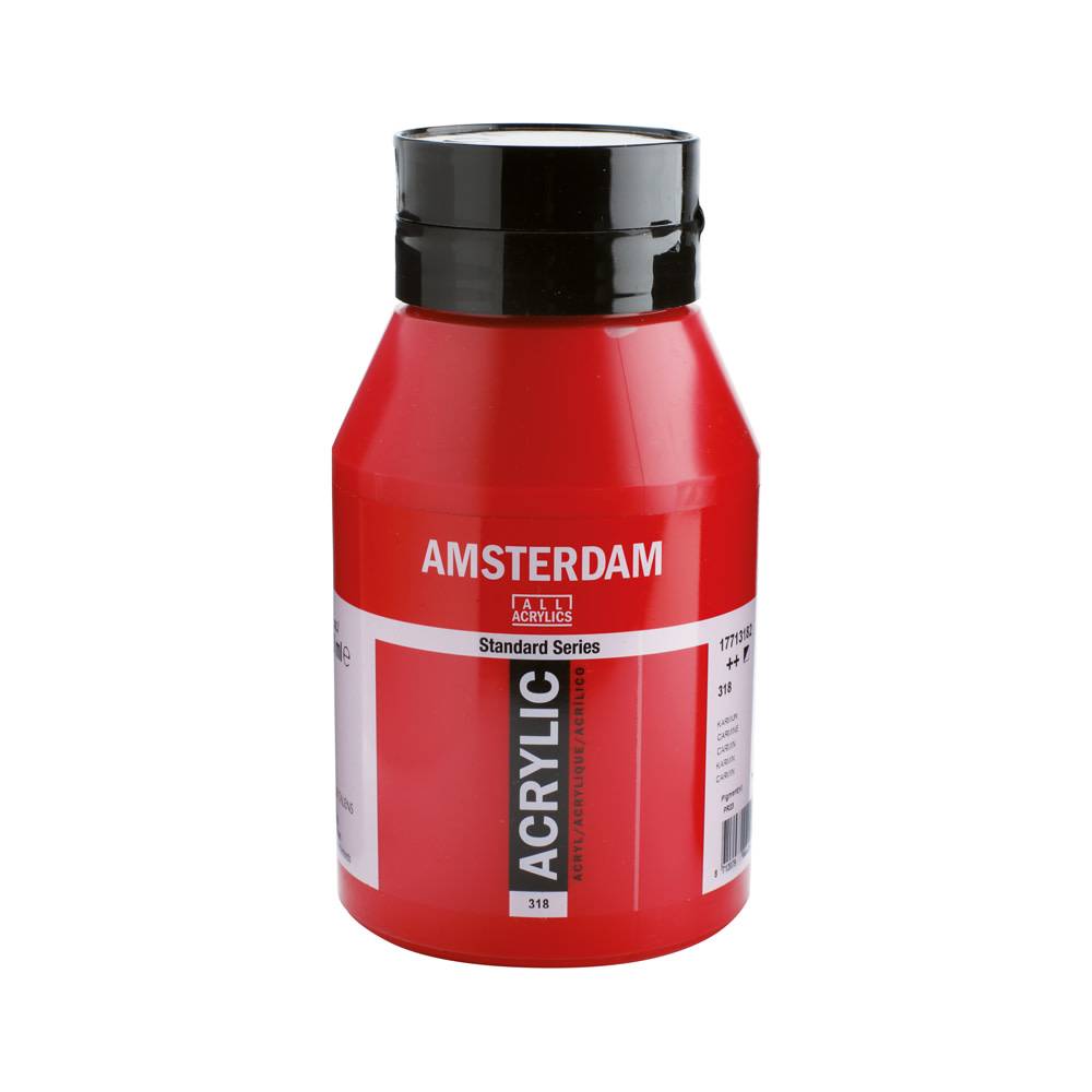 Amsterdam Standard Series Acrylverf Pot 1000 ml Karmijn 318