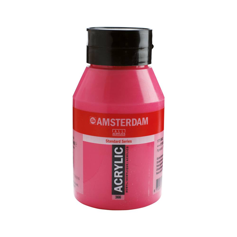Amsterdam Standard Series Acrylic Paint Pot 1000 ml Quinacridone Rose 366