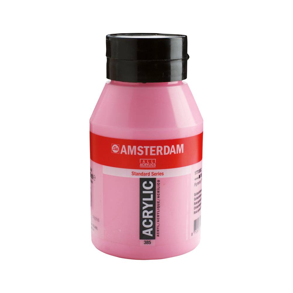 Amsterdam Standard Series Acrylic Paint Pot 1000 ml Quinacridone Pink Light 385