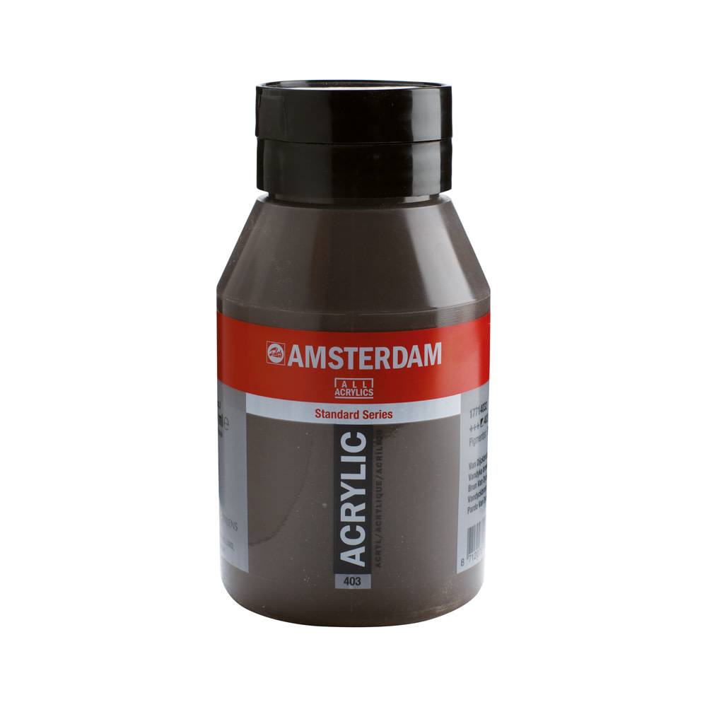 Amsterdam Standard Series Acrylverf Pot 1000 ml Van Dijckbruin 403