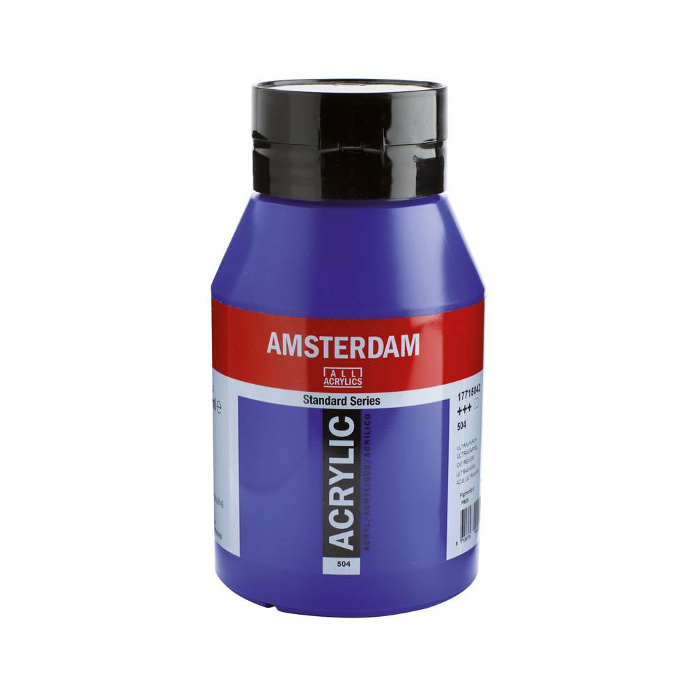 Amsterdam Standard Series Acrylic Paint Pot 1000 ml Ultramarine 504