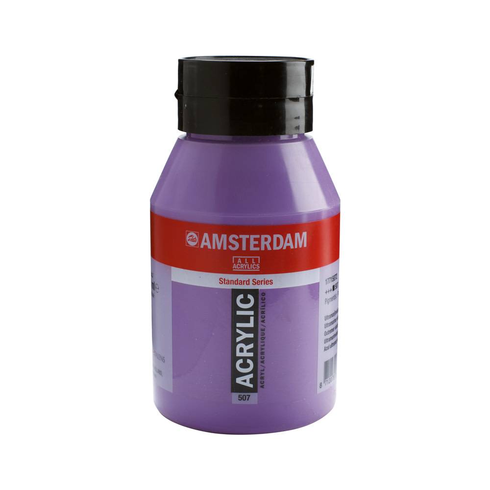 Amsterdam Standard Series Acrylverf Pot 1000 ml Ultramarijnviolet 507