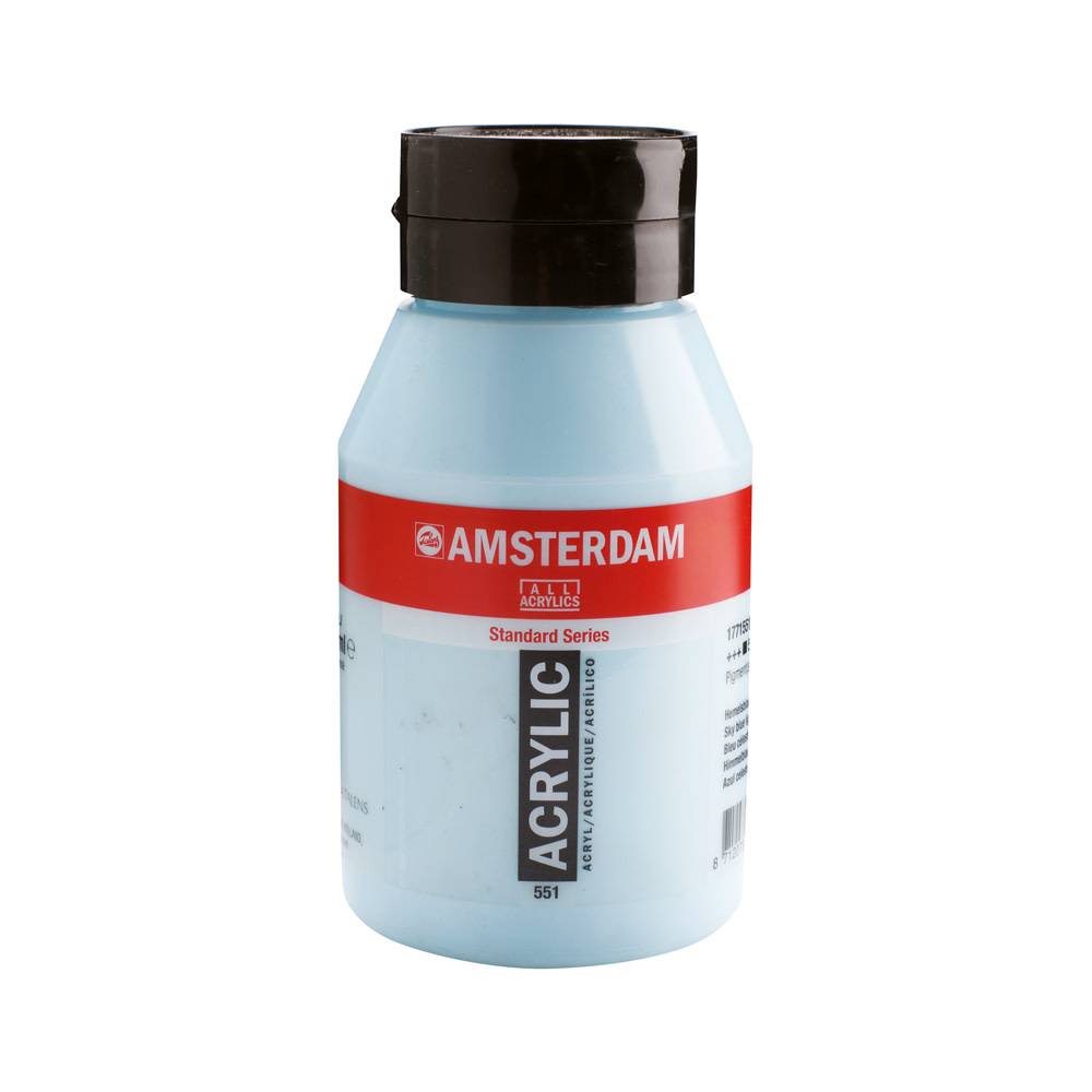 Amsterdam Standard Series Acrylic Paint Pot 1000 ml Sky Blue Light 551