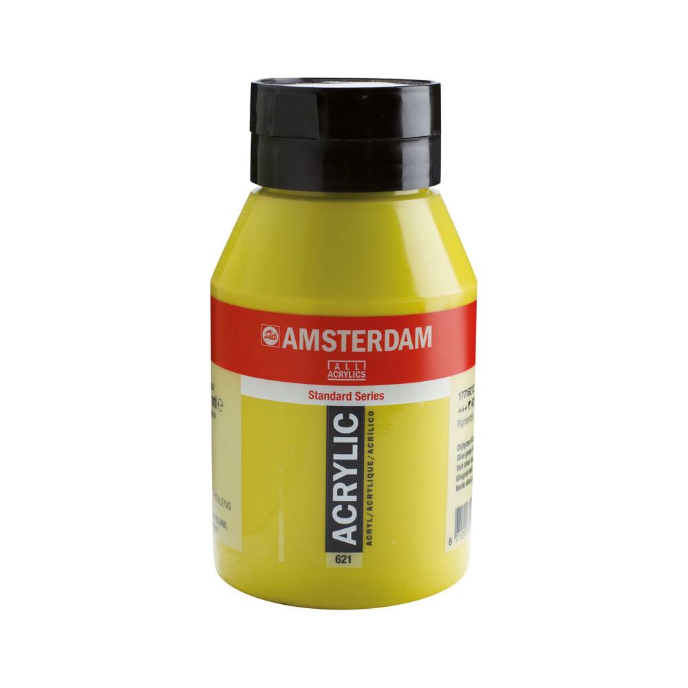 Amsterdam Standard Series Acrylic Paint Pot 1000 ml Olive Green Light 621