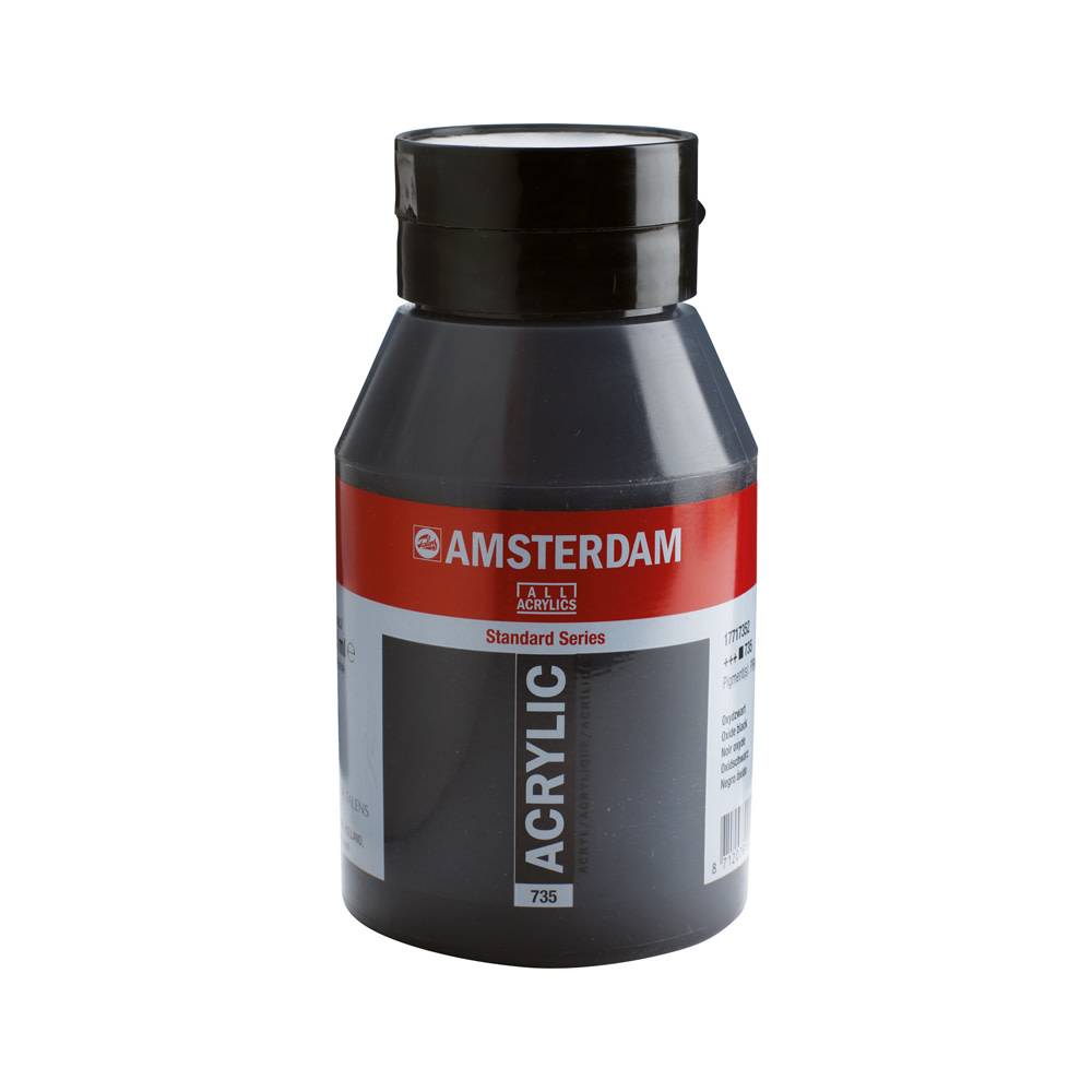 Amsterdam Standard Series Acrylverf Pot 1000 ml Oxydzwart 735