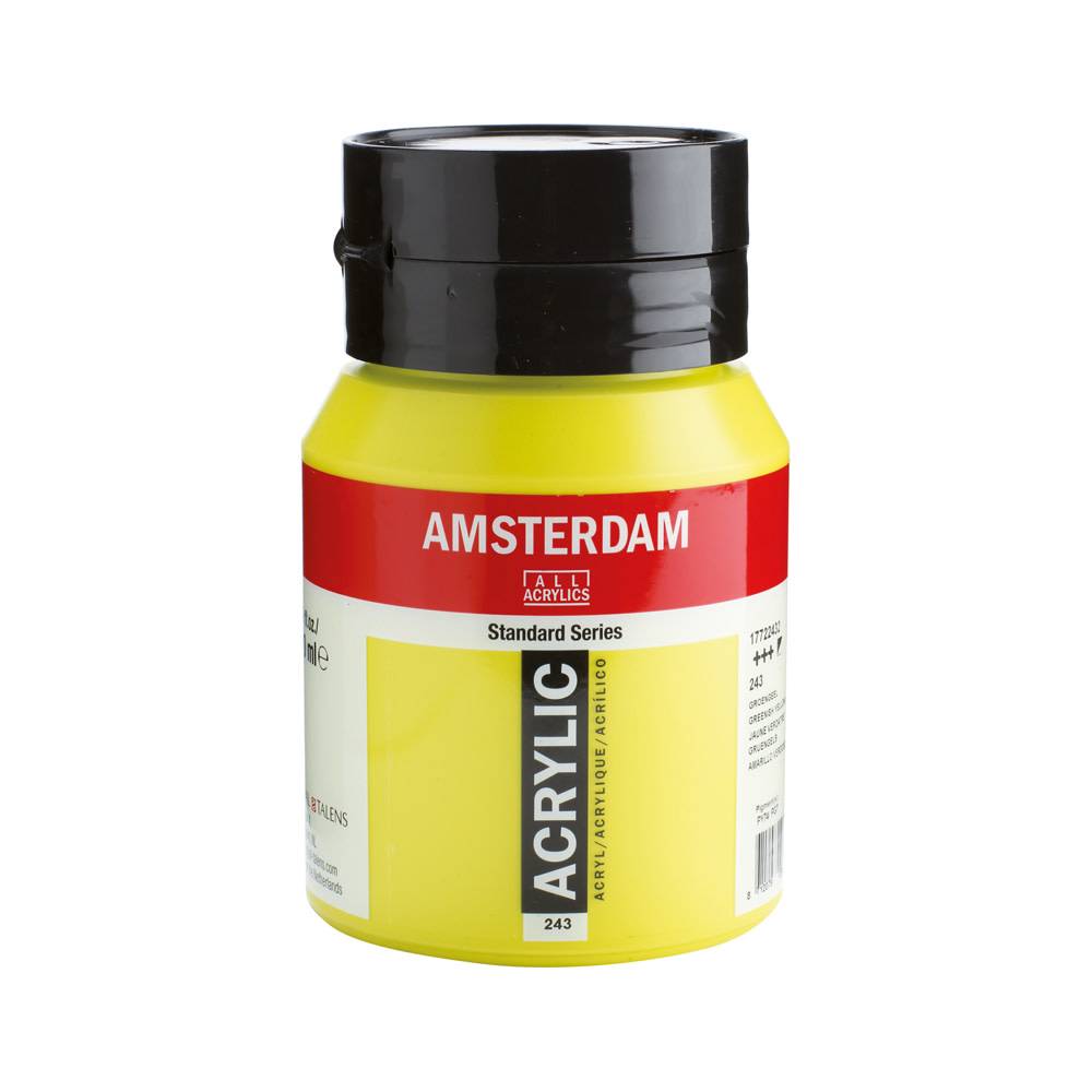 Amsterdam Standard Series Acrylverf Pot 500 ml Groengeel 243