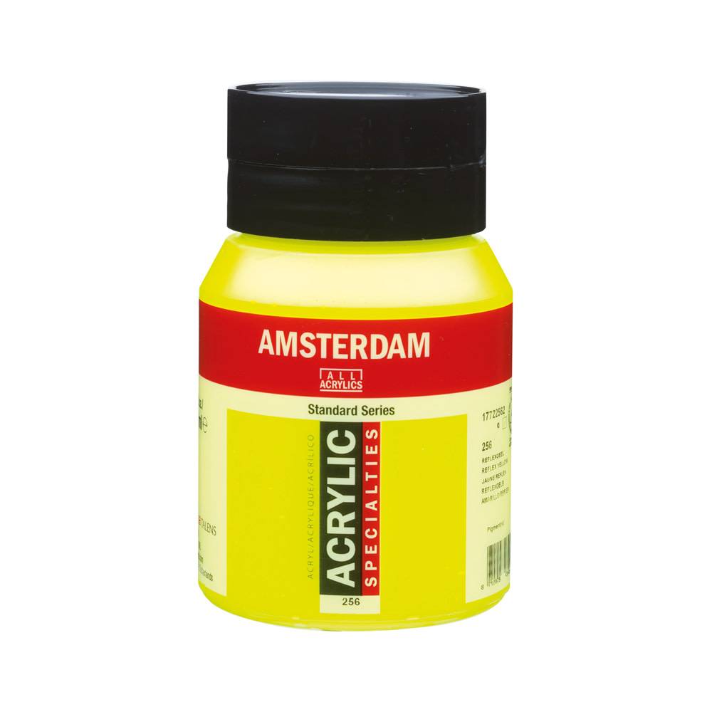 Amsterdam Standard Series Acrylic Paint Pot 500 ml Reflex Yellow 256