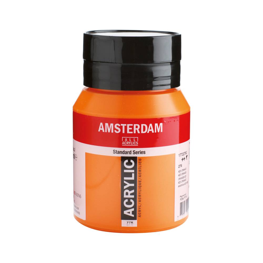 Amsterdam Standard Series Acrylverf Pot 500 ml Azo-Oranje 276