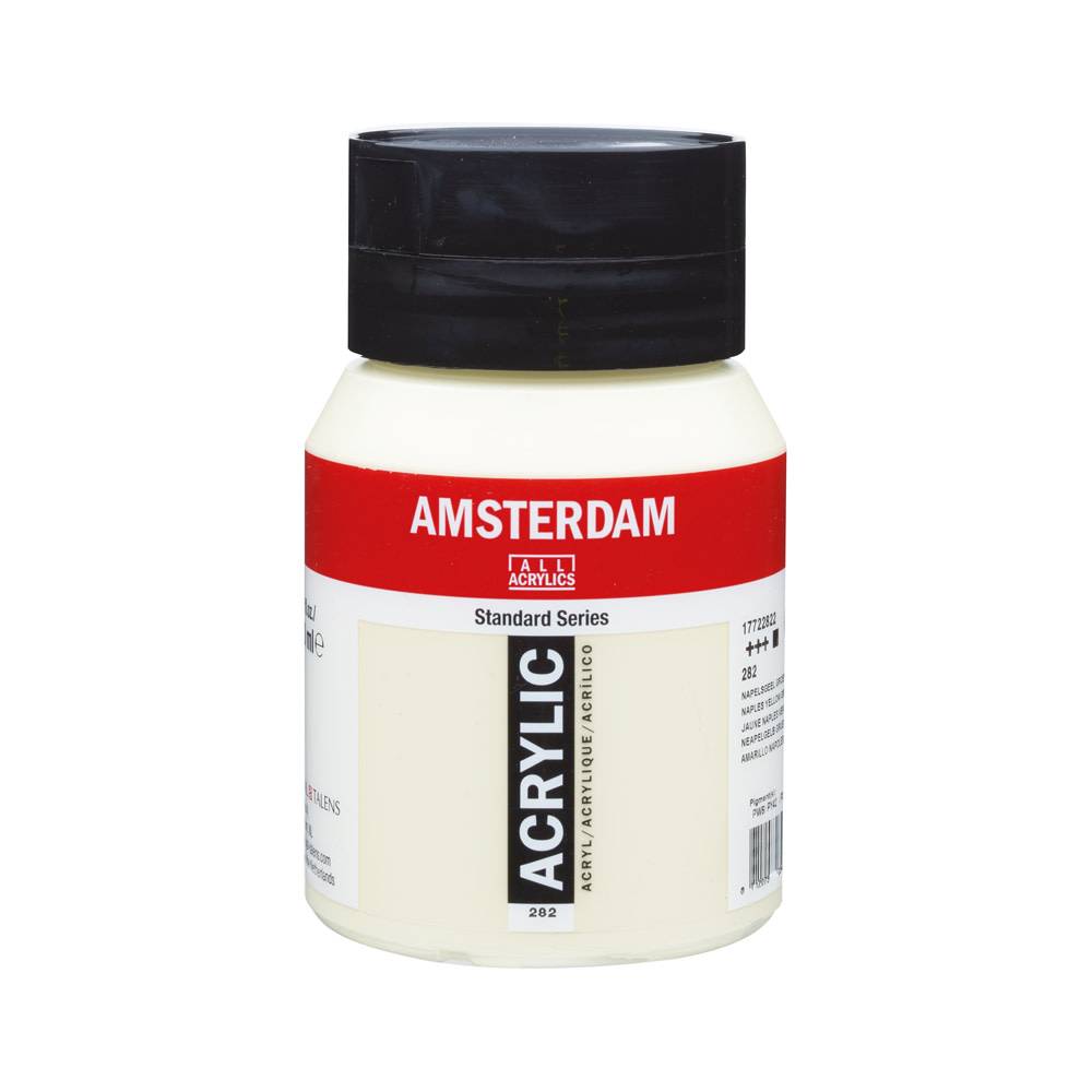 Amsterdam Standard Series Acrylic Paint Pot 500 ml Naples Yellow Green 282