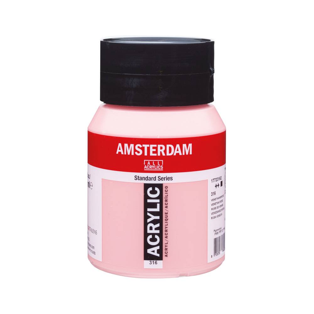 Amsterdam Standard Series Acrylverf Pot 500 ml Venetiaansroze 316