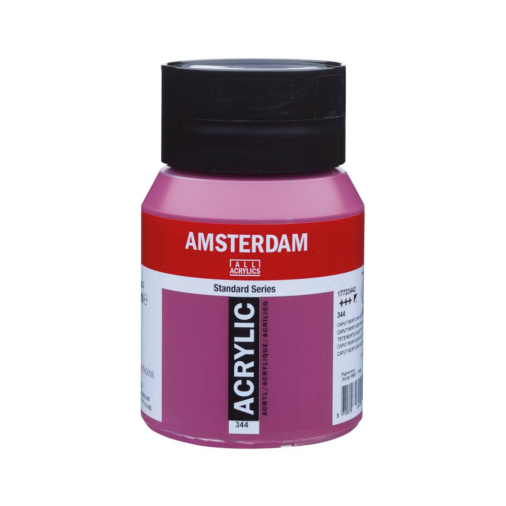 Amsterdam Standard Series Acrylic Paint Pot 500 ml Caput Mortuum Violet 344