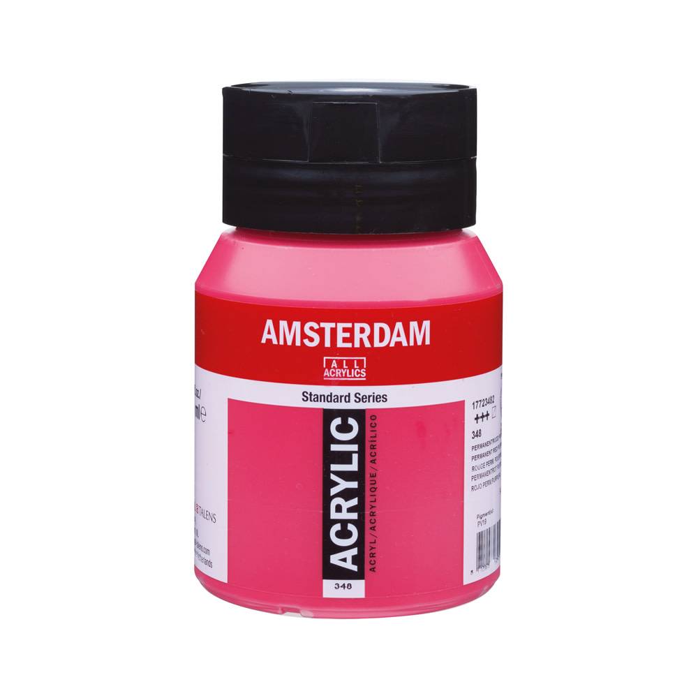 Amsterdam Standard Series Acrylverf Pot 500 ml Permanentrood Purper 348