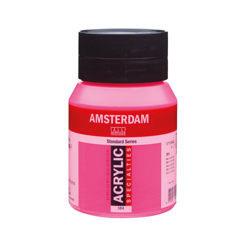 Amsterdam Standard Series Acrylic Paint Pot 500 ml Reflex Pink 384