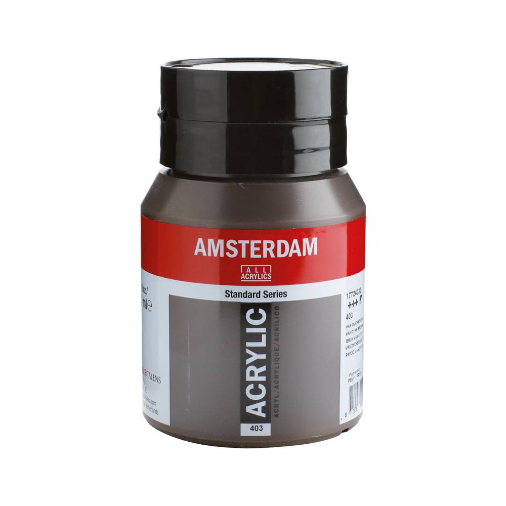Amsterdam Standard Series Acrylverf Pot 500 ml Van Dijckbruin 403