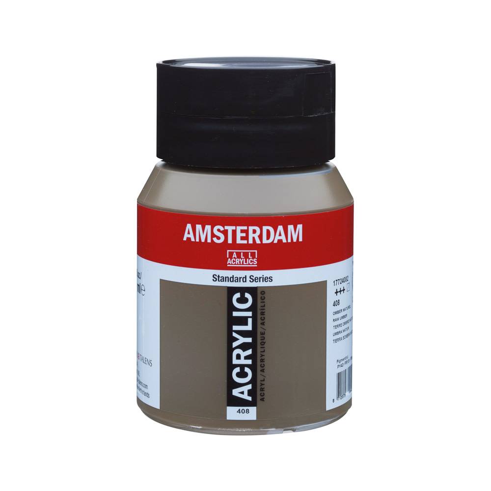 Amsterdam Standard Series Acrylic Paint Pot 500 ml Natural Umber 408