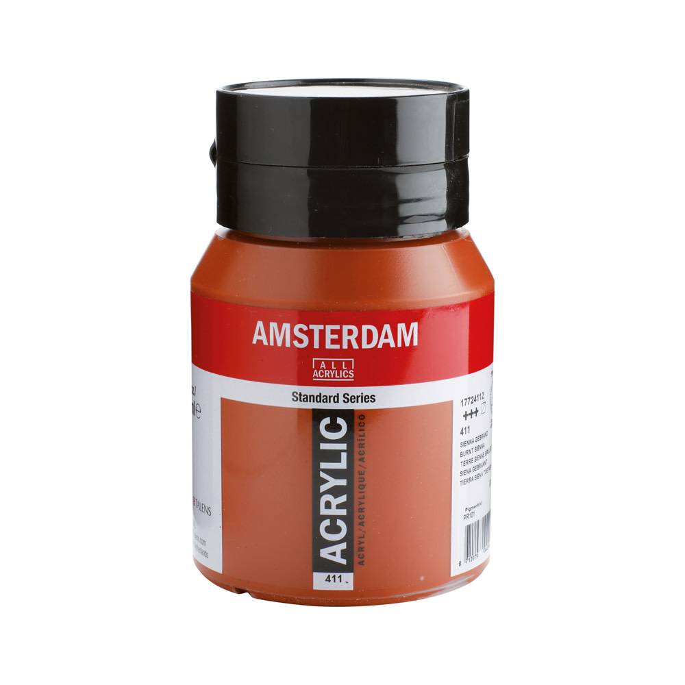 Amsterdam Standard Series Acrylverf Pot 500 ml Sienna Gebrand 411