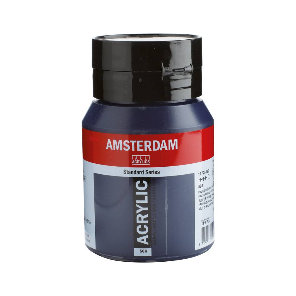 Amsterdam Standard Series Acrylverf Pot 500 ml Pruisischblauw (Phtalo) 566