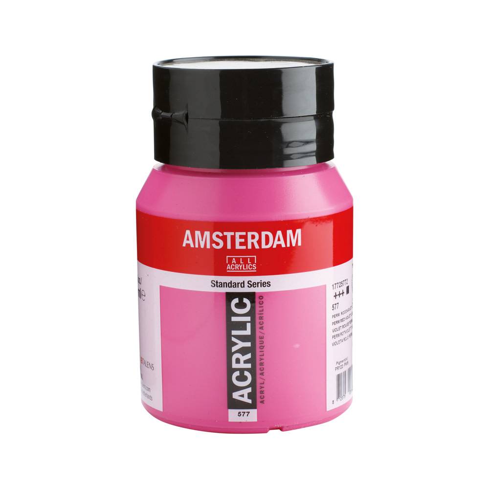 Amsterdam Standard Series Acrylic Paint Pot 500 ml Permanent Red Violet Light 577