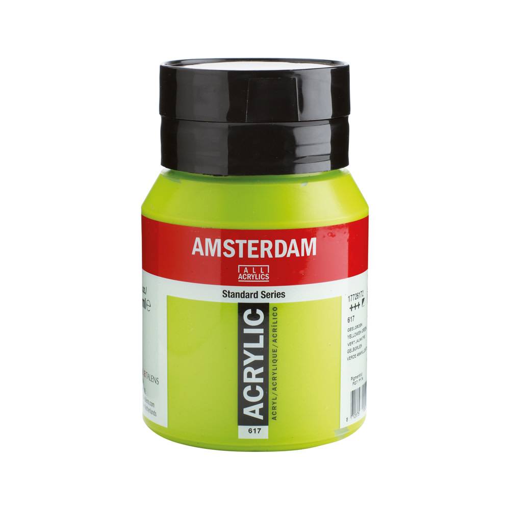 Amsterdam Standard Series Acrylverf Pot 500 ml Geelgroen 617