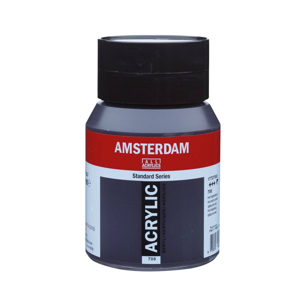 Amsterdam Standard Series Acrylverf Pot 500 ml Paynesgrijs 708