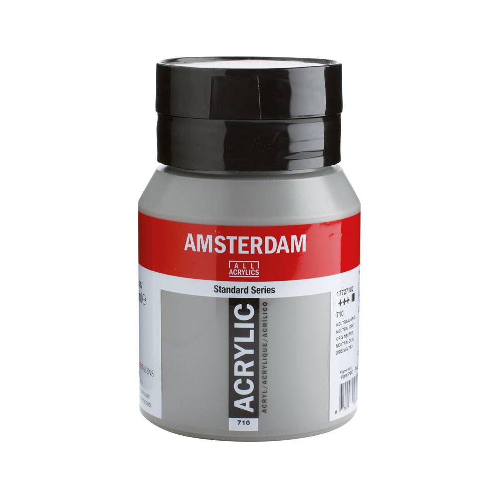 Amsterdam Standard Series Acrylic Paint Pot 500 ml Neutral Gray 710