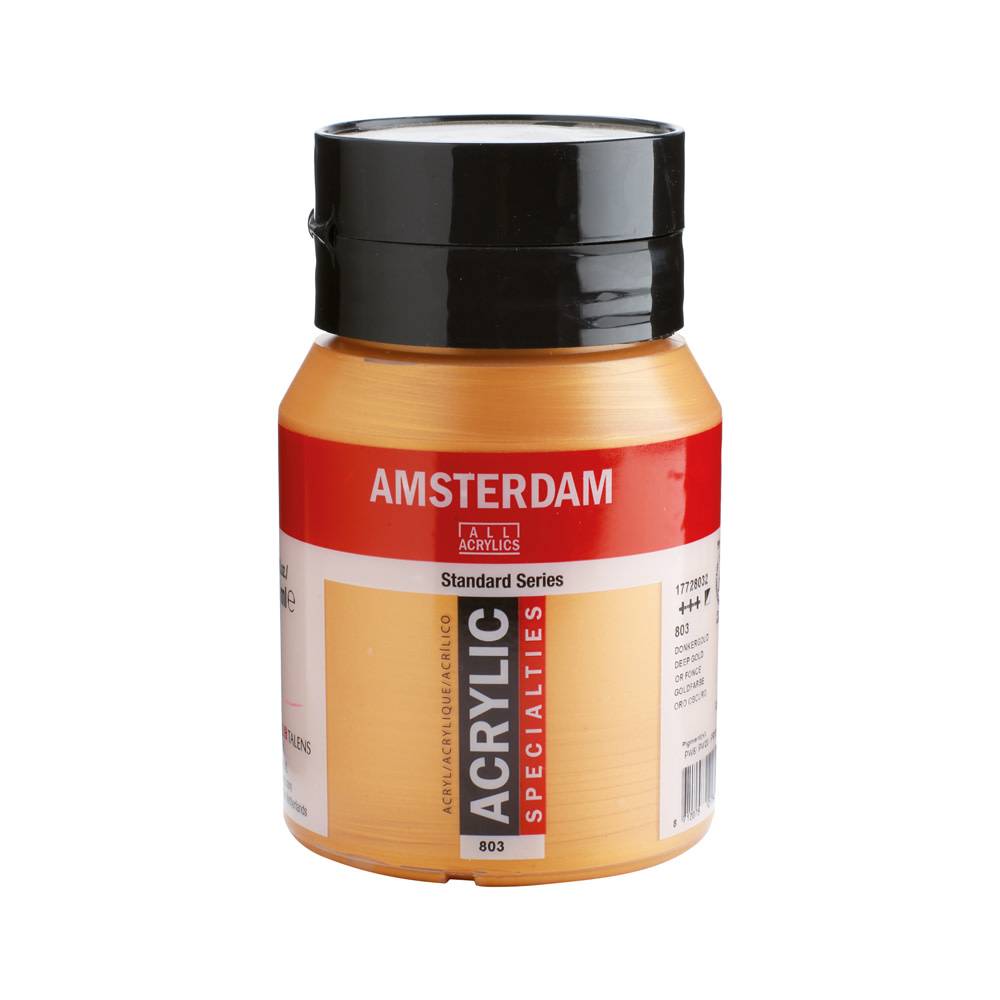 Amsterdam Standard Series Acrylverf Pot 500 ml Donkergoud 803