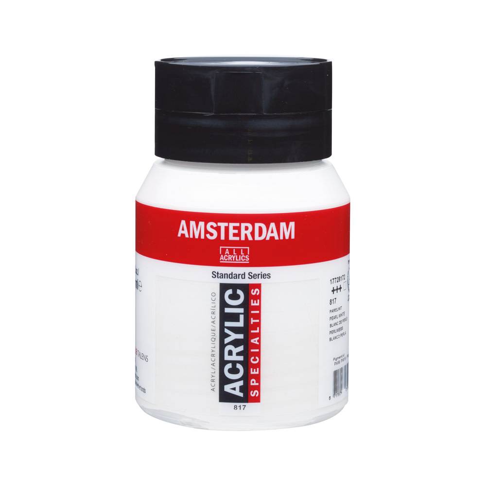 Amsterdam Standard Series Acrylverf Pot 500 ml Parelwit 817