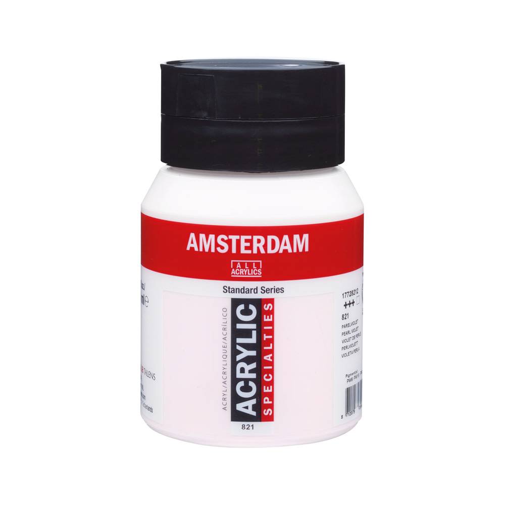 Amsterdam Standard Series Acrylic Paint Pot 500 ml Pearl Violet 821