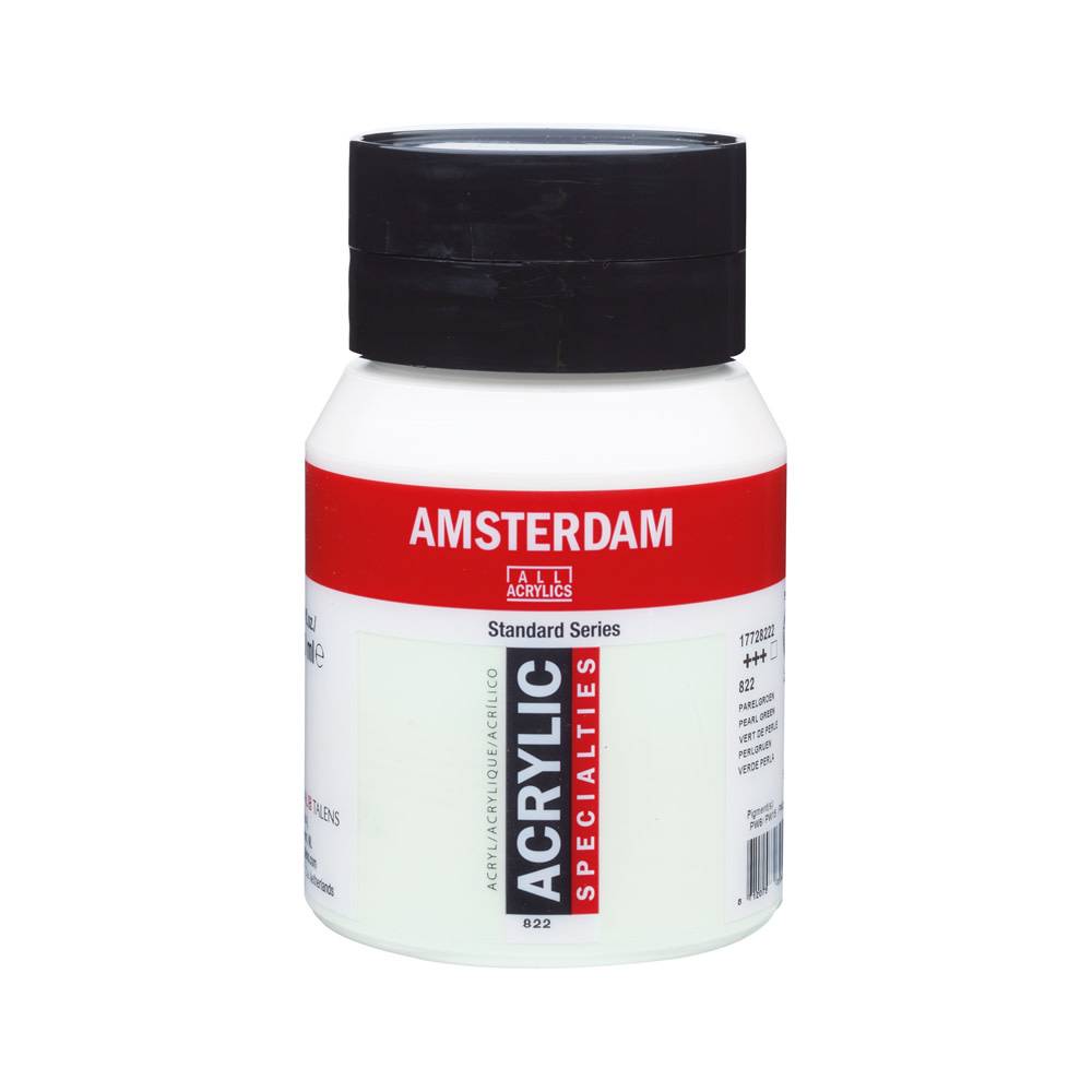 Amsterdam Standard Series Acrylic Paint Pot 500 ml Pearl Green 822