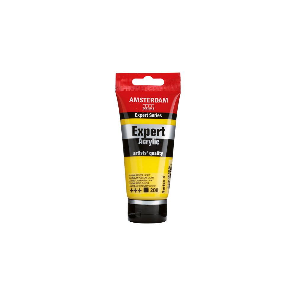 Amsterdam Expert Series Acrylic Paint Tube 75 ml Cadmium Yellow Light 208