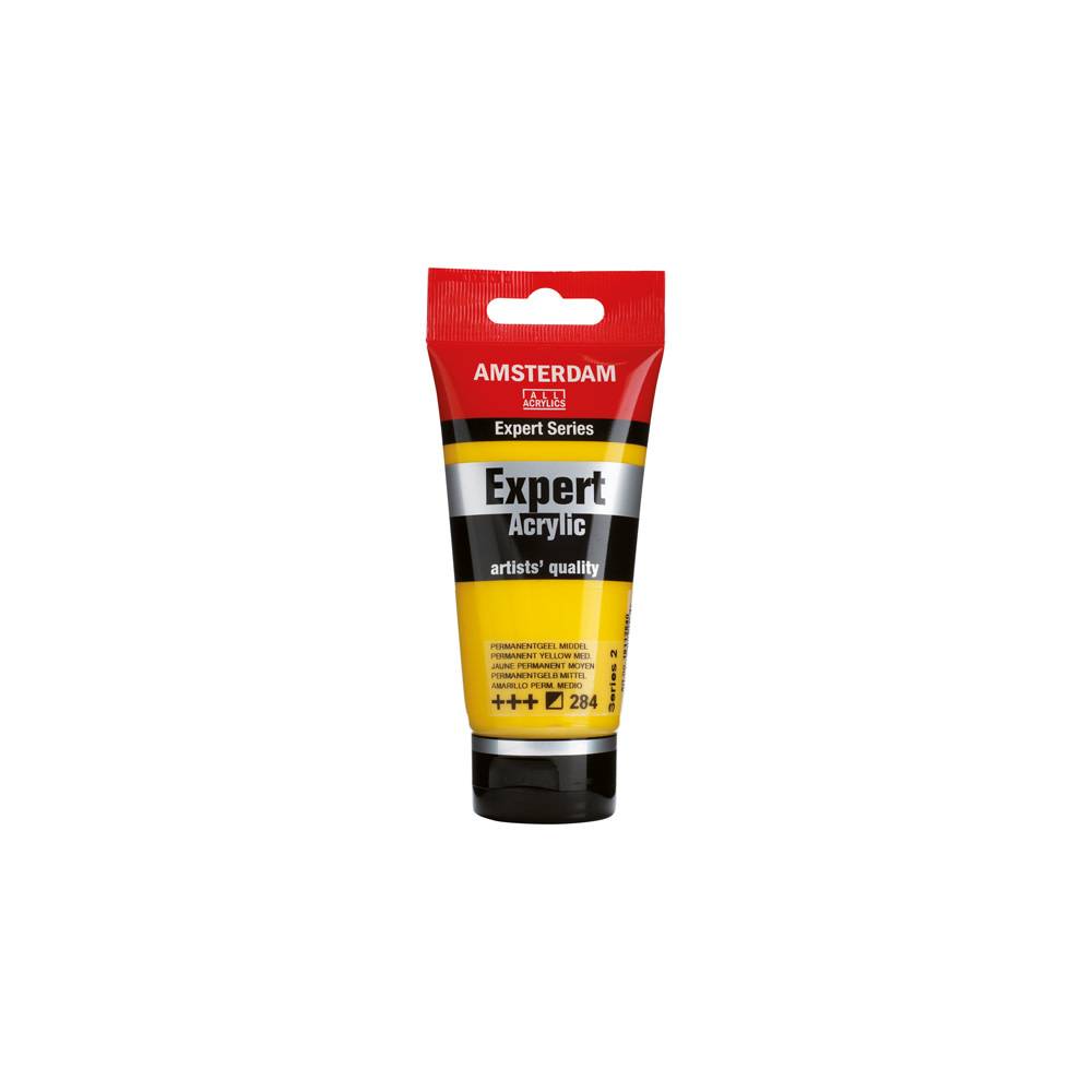 Amsterdam Expert Series Acrylverf Tube 75 ml Permanentgeel Middel 284