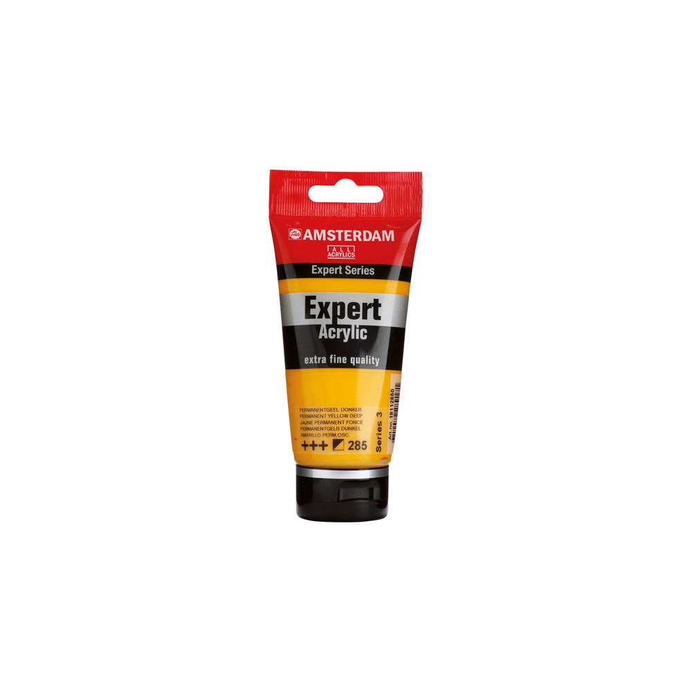 Amsterdam Expert Series Acrylverf Tube 75 ml Permanentgeel Donker 285